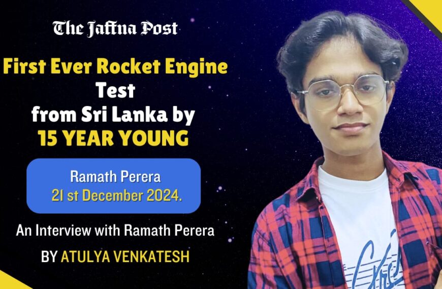 Sri Lanka’s Teenage Rocket Scientist
