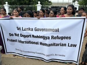 Demonstration in support of Rohingiya refugees in SriLanka!