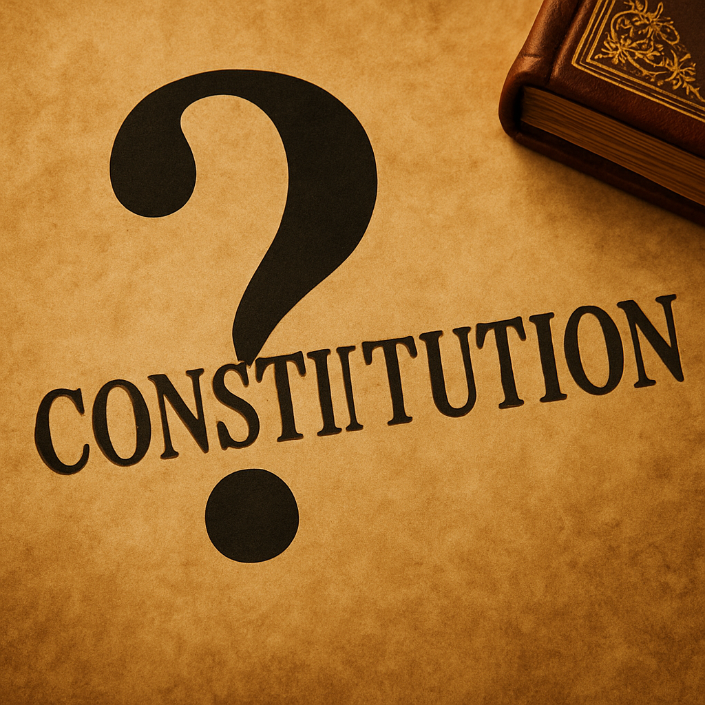 What Should be the Main Purpose of a New Constitution? 