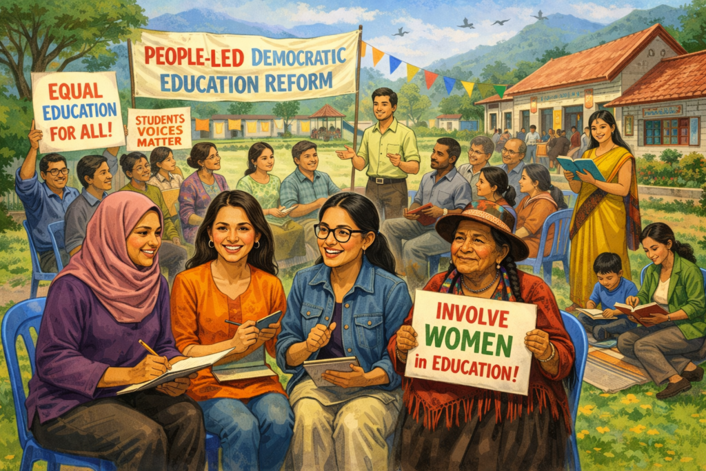 Education Reform Must be Democratic, Transparent, People-led and Inclusive of Women and Feminist Voices