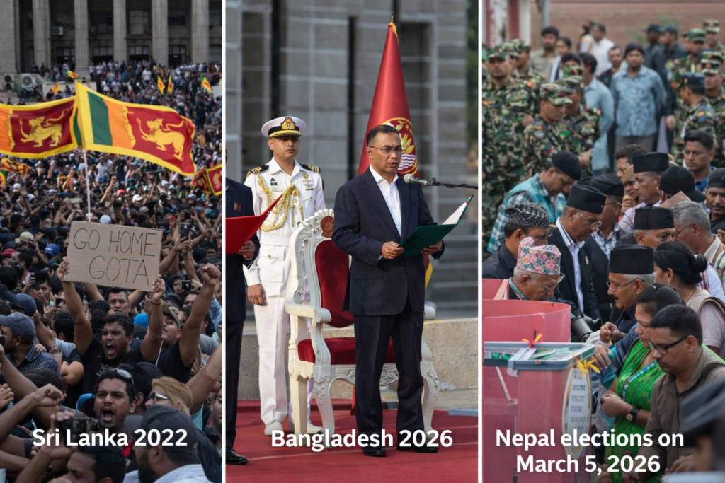South Asian Popular Uprisings and Regime Changes Through Elections