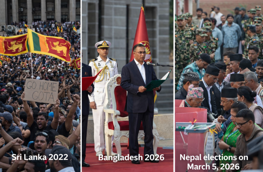 South Asian Popular Uprisings and Regime Changes Through Elections