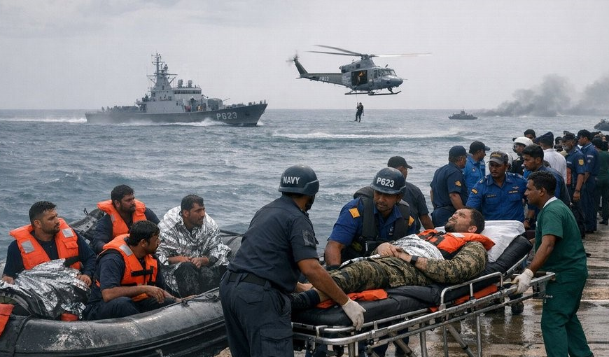Humanitarian Leadership on Land and Sea