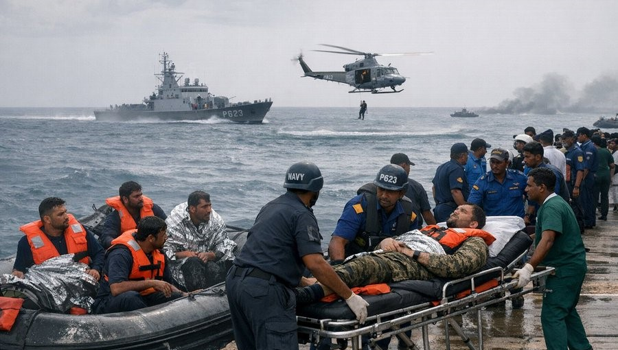 Humanitarian Leadership on Land and Sea