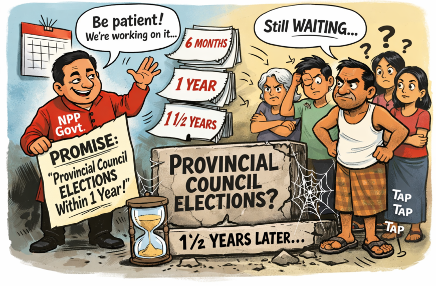 Provincial Council Elections: NPP Government’s Approach is Not Encouraging