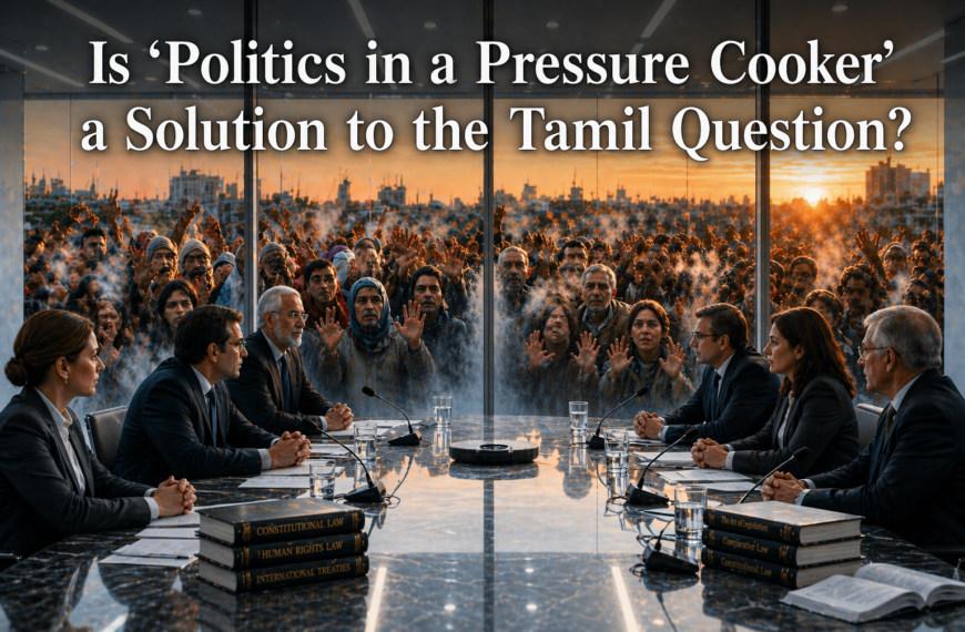 Is ‘Politics in a Pressure Cooker’ a Solution to the Tamil Question?