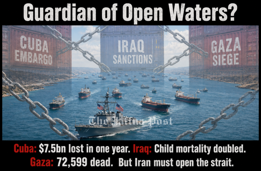 The Sanctions Superpower: Blockading Nations While Demanding Free Passage