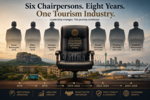 Six Chairpersons for Tourism in Eight Years